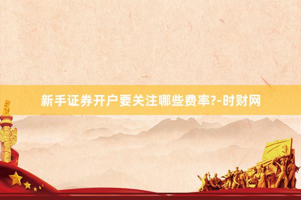 新手证券开户要关注哪些费率?-时财网