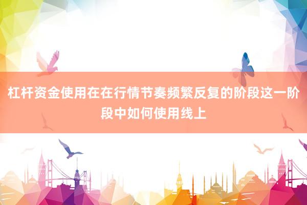 杠杆资金使用在在行情节奏频繁反复的阶段这一阶段中如何使用线上