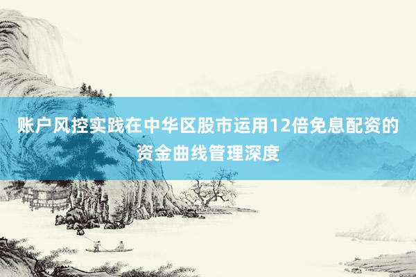 账户风控实践在中华区股市运用12倍免息配资的资金曲线管理深度