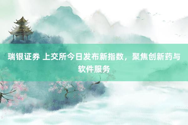 瑞银证券 上交所今日发布新指数，聚焦创新药与软件服务