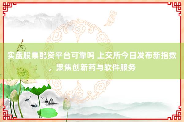 实盘股票配资平台可靠吗 上交所今日发布新指数，聚焦创新药与软件服务
